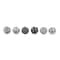 3" Black & White Patterned Ceramic Vase Filler Orb Set